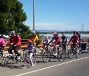 Més de 150 participants al cicle-passeig del diumenge passat