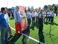 Instal·lació de gespa artificial al camp de futbol del Poliesportiu Municipal 3