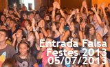 Festes 2013. Entrada falsa de moros i cristians