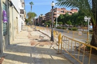 Obres de millora av. Sta. Maria del Puig