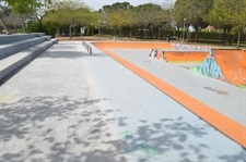 Millores a la pista de patinatge del Parc Europa