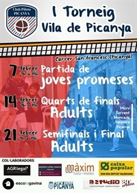 Cartell Vila de Picanya de pilota