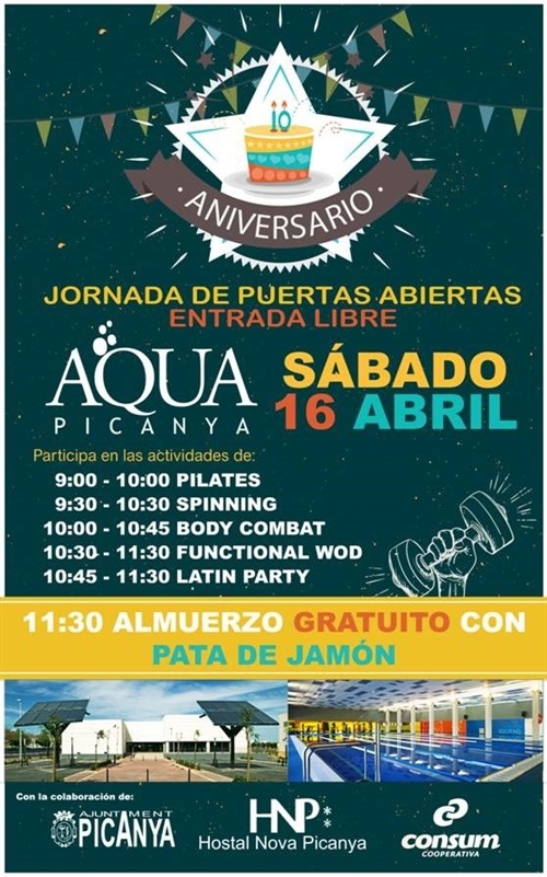 10 aniversario aquapicanya jornada de puertas abiertas