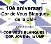 Cartell Cor veus blanques cor jove UMP