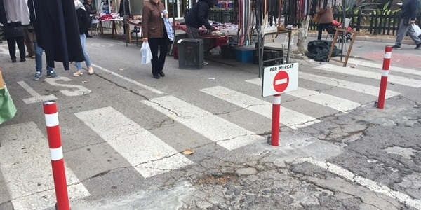 Nous pilons de seguretat per al mercat ambulant dels dijous