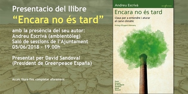 Demà, presentació del llibre "Encara no és tard"