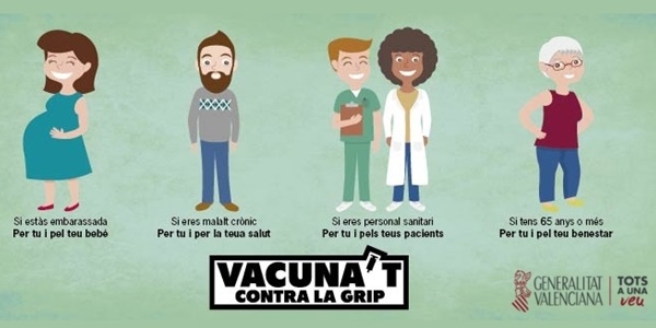 Campanya de vacunació contra la grip al Centre de Salut de Picanya
