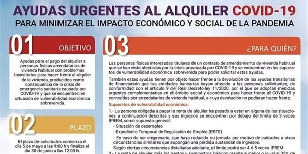 Ajudes urgents al lloguer d'habitatge de la Generalitat Valenciana
