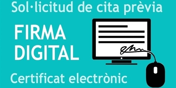 Sol·licitud de cita prèvia per a obtindre la firma electrònica