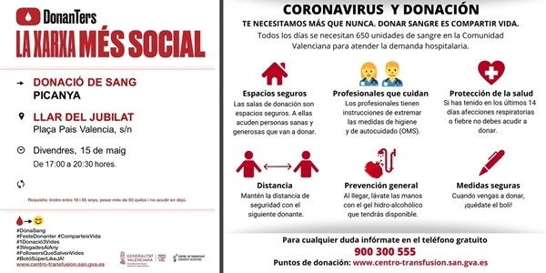 Donació de Sang al Centre de Majors