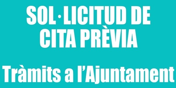 Sol·licitud de cita prèvia