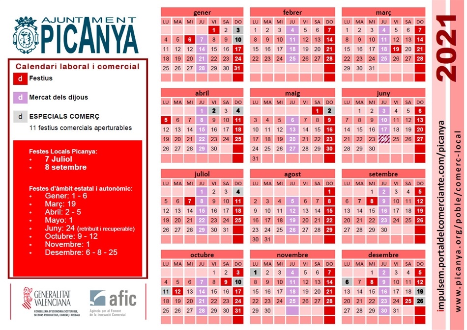 calendari_comercial_picanya_2021 calendari_comercial_picanya_2021