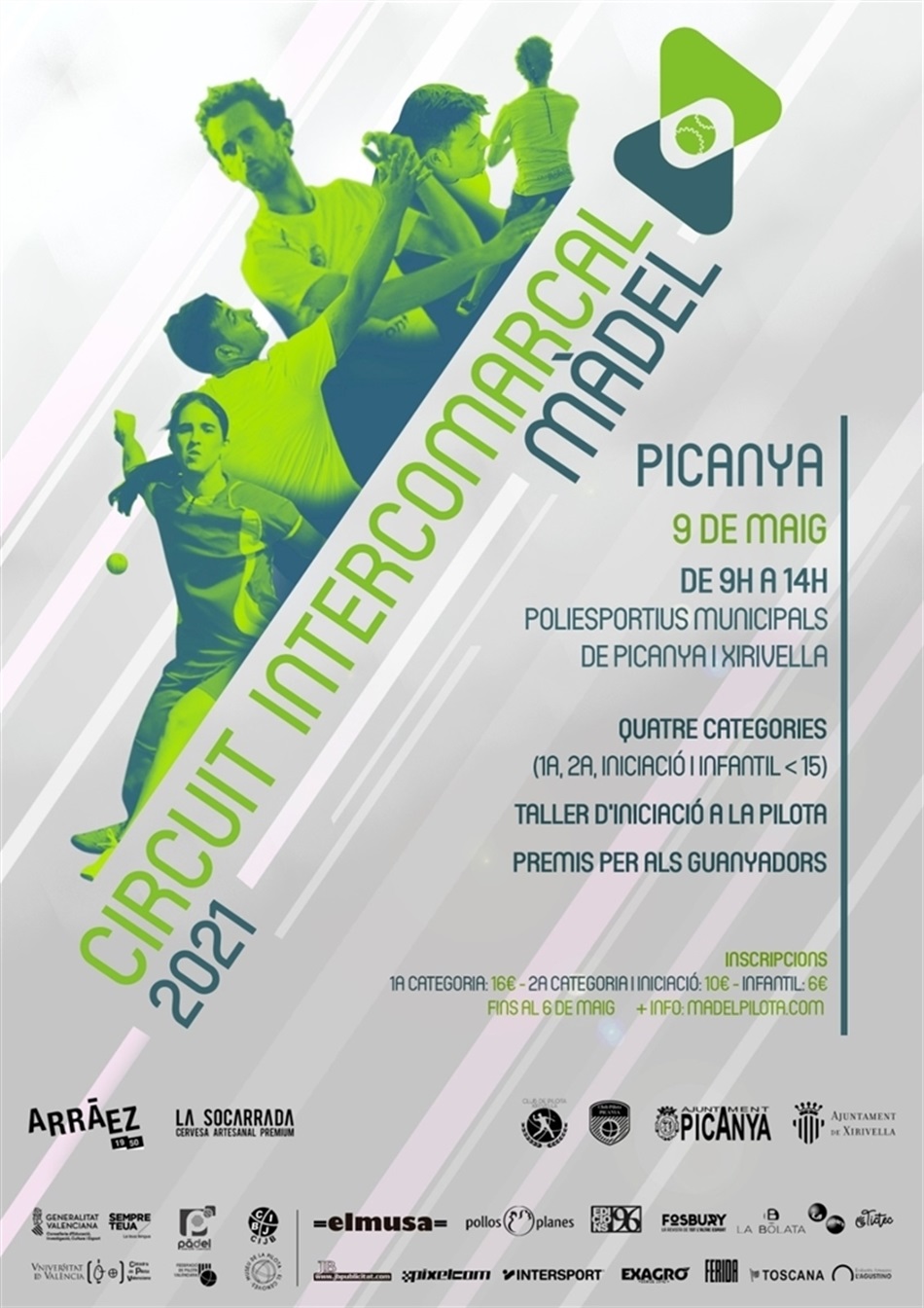 Cartell Torneig Madel Picanya 2021 Cartell Torneig Madel Picanya 2021