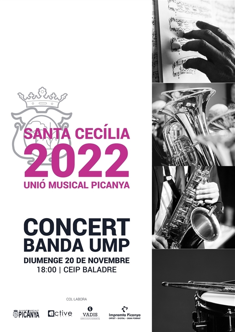 Cartell Concert Santa Cecília 2022 Cartell Concert Santa Cecília 2022
