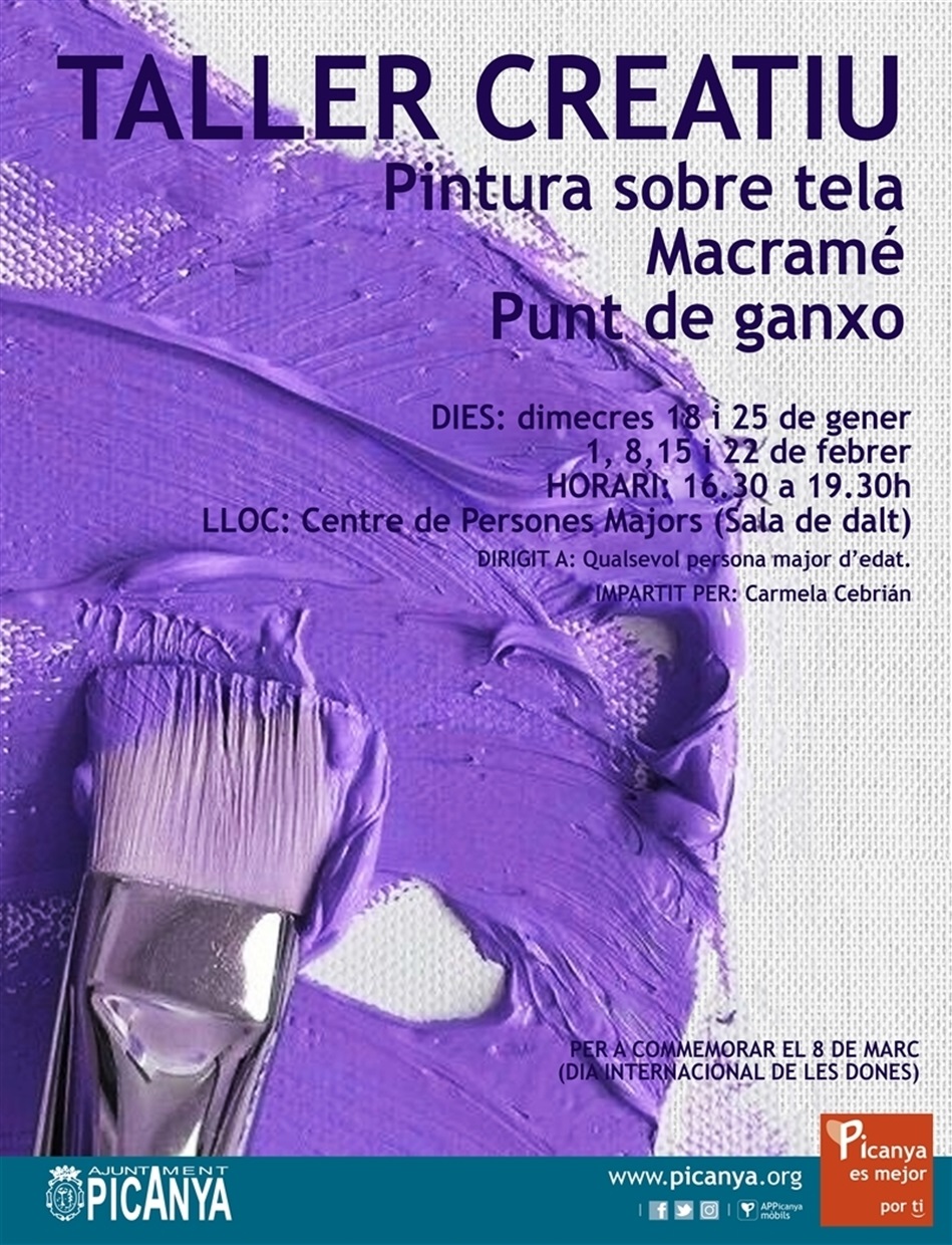 cartell_tallers_pintura_macrame_ganxo cartell_tallers_pintura_macrame_ganxo