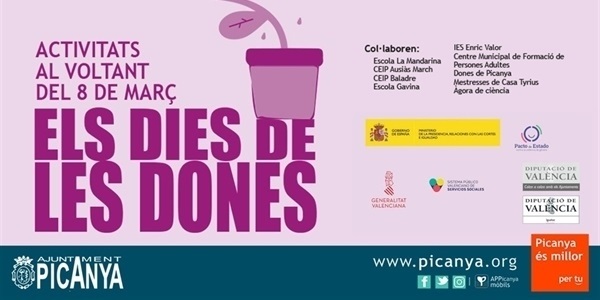 Xerrades, tallers, teatre, cine, esport... per a continuar avançant el camí de la igualtat real entre dones i homes