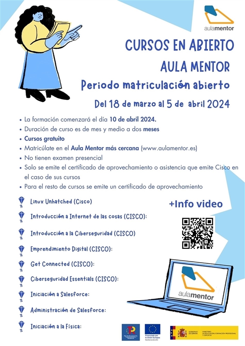 CURSOS AULAMENTOR EN ABIERTO MAR24 CURSOS AULAMENTOR EN ABIERTO MAR24