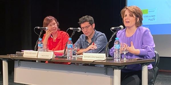 MAIG LITERARI · Trobada amb els escriptors Esther López i Paco Cerdà