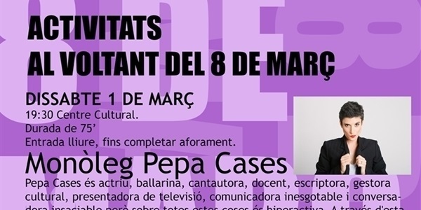 Activitats al voltant del 8 de març
