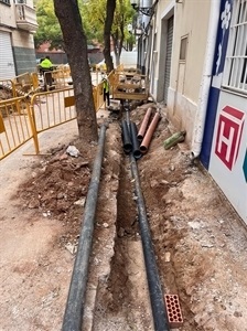 Obres de millora de la xarxa de subministrament i distribució d'aigua potable del carrer Verge de Montserrat