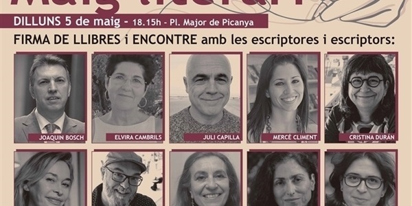 Vesprada de trobada i signatura de llibres per a reprendre l'activitat del Maig literari