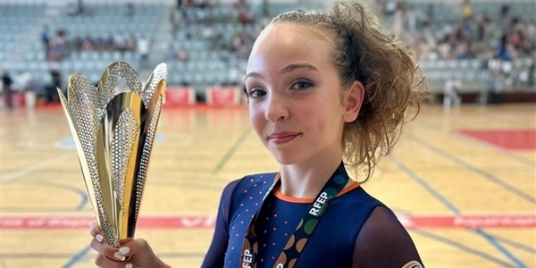 La picanyera Laia Ridaura es proclama, també, subcampiona d'Espanya de patinatge artístic