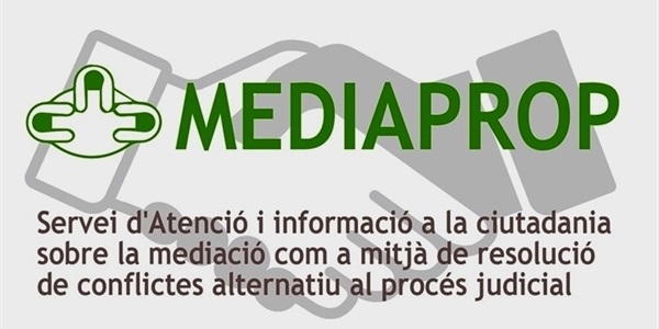 De nou en funcionament el servei de mediació gratuïta MEDIAPROP
