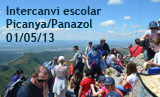 Intercanvi escolar Picanya Panazol 2013. Excursió per la Serra de la Murta