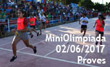 MiniOlimpiada de la 35a Setmana Esportiva - Proves
