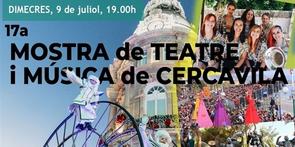 Carrers a vessar de música, teatre, humor, gegants, màgia...