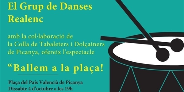 Este dissabte 4 d'octubre... ballem a la plaça!